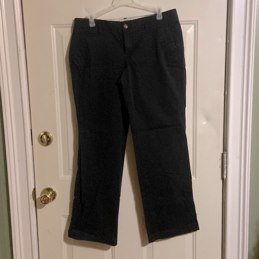 Old Navy Women’s Black Khaki Trouser Pant Boot Cut